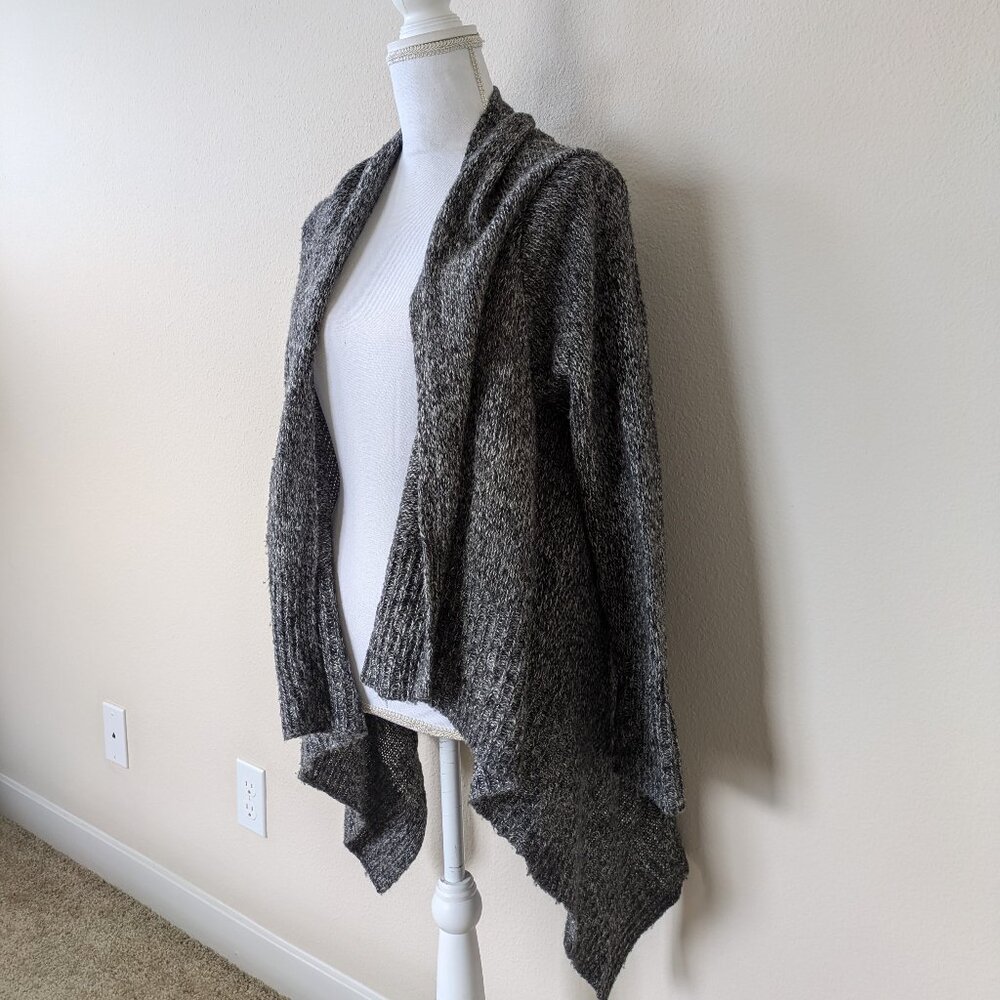 H&M Open Front Gray Sweater Cardigan Size Medium Women